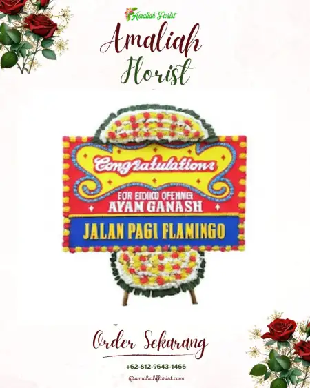 Sewa Papan Bunga Banyoneng Laok